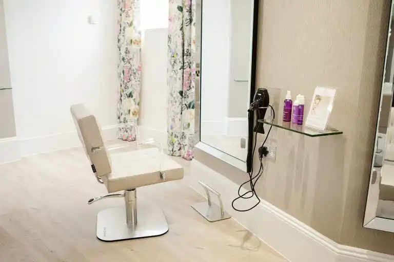 Organic Colour Lounge hair stylist station