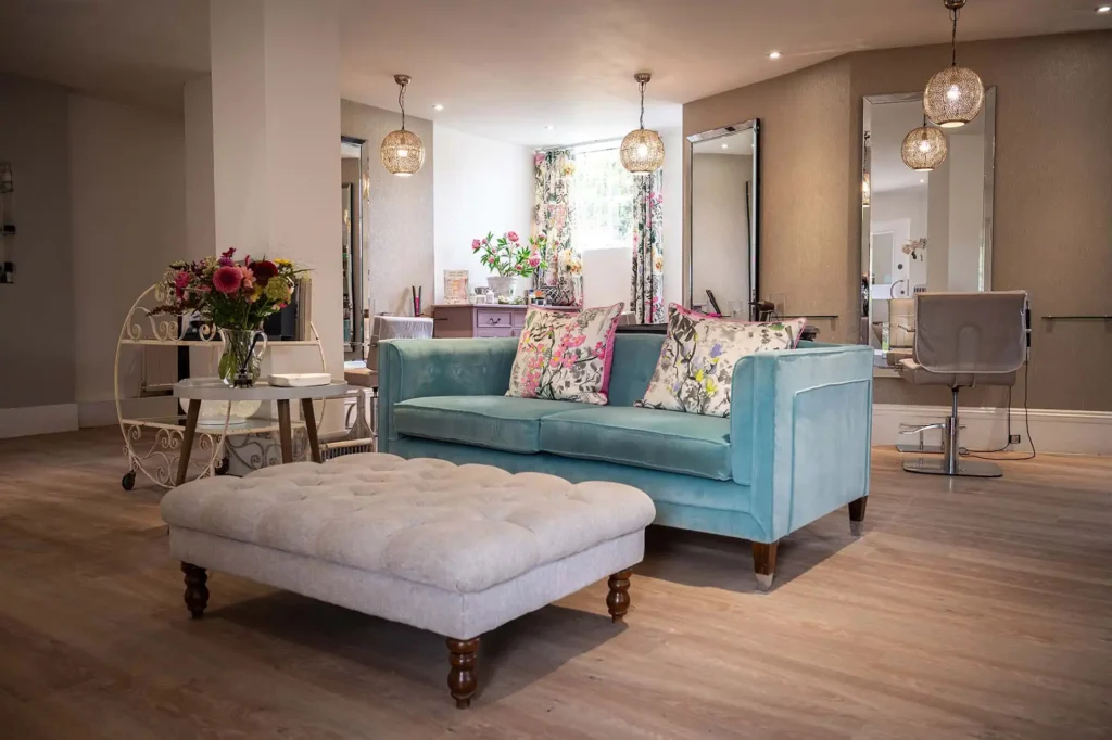 Organic Colour lounge reception area